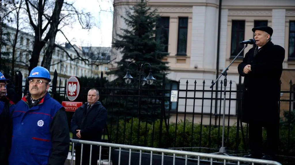 Całe przemówienie Jarosława Kaczyńskiego przed TK