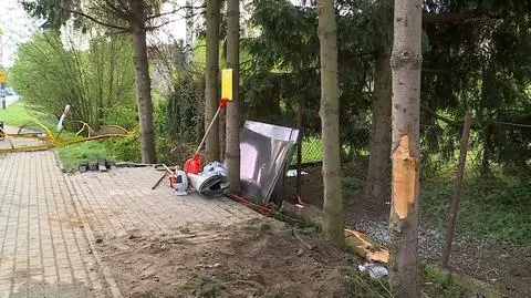 zdjęcia miejsca wypadku w Tyczynie