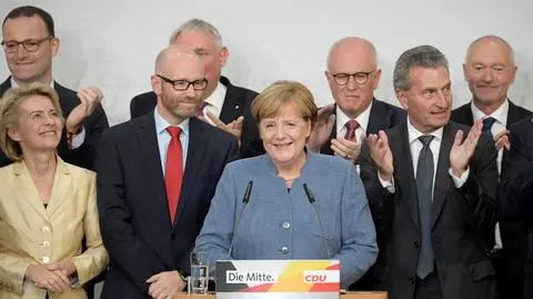 Exit poll: zwycięstwo partii Angeli Merkel
