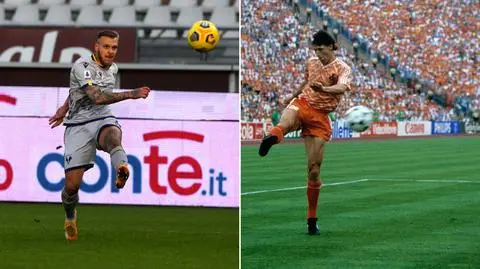 "Majstersztyk". Strzelił gola jak kiedyś Marco van Basten