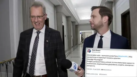Reporter pyta, dlaczego PiS straciło większość. Senator Rafał Ślusarz: odpowiedź będzie na Twitterze