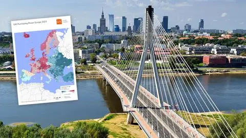 Mapa europejskiego bogactwa. "Przepaść" między regionami w Polsce