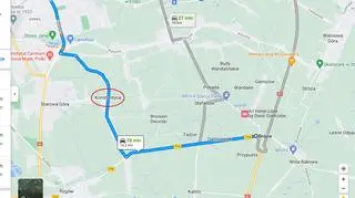 Zamiast drogi, były głębokie wykopy