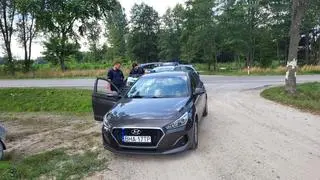 Chłopiec został zatrzymany po tym, jak wjechał na pastwisko