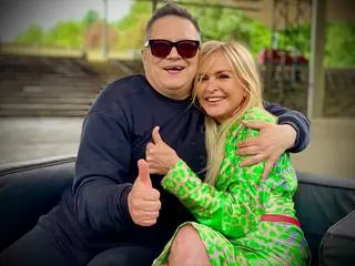 Muniek Staszczyk i Monika Olejnik 