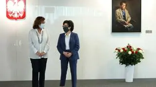 Małgorzata Kidawa-Błońska i Elżbieta Witek