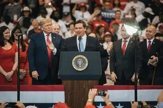 Ron DeSantis i Donald Trump