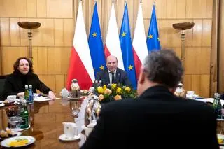 Szymon Szynkowski vel Sęk w Brukseli