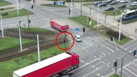 Wielu kierowców nie zatrzymywało się na czerwonym świetle