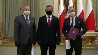 Prezydent i zaprzysiężeni ministrowie
