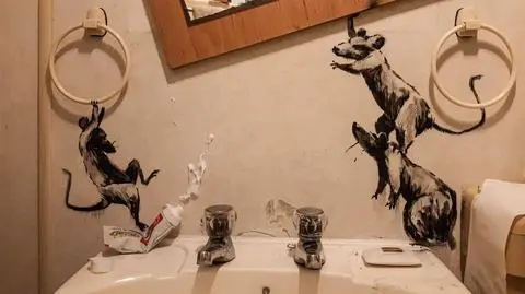 Banksy pokazal pracę powstałą podczas kwarantanny