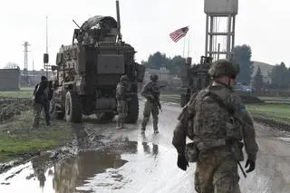 Żołnierze USA w północno-wschodniej Syrii, 2020 rok