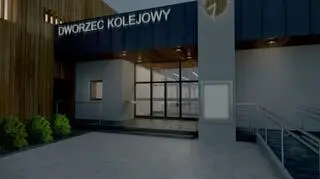 Dworzec po remoncie - projekt graficzny