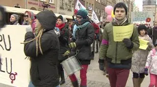 Trójmiejska manifestacja z okazji Dnia Kobiet