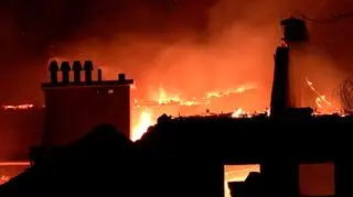 Sopot. Pożar kamienicy przy ulicy Andersa
