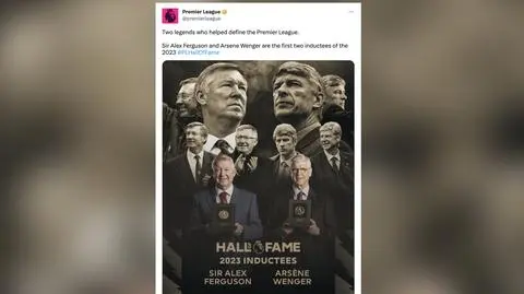 Ferguson i Wenger uhonorowani. "Jesteśmy jak dwaj bokserzy"
