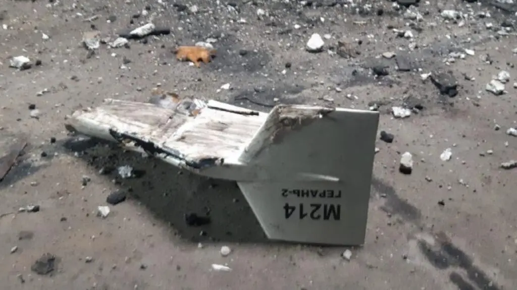 Irański dron zestrzelony przez Ukraińców