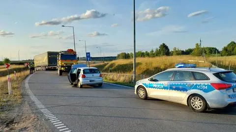 Do zdarzenia doszło w pobliżu wjazdu na drogę ekspresową