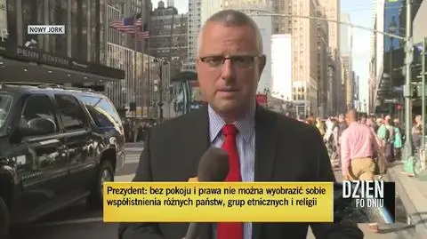 Polityczny lunch i toast w ONZ
