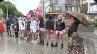 Milczący protest w Szczecinie