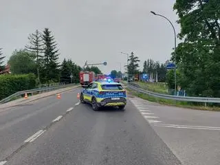 Wyciek gazu na stacji benzynowej. Ewakuowano 17 mieszkańców