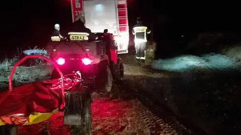 Dwutygodniowa dziewczynka zachłysnęła się w trudnym górskim terenie. Strażacy wsiedli na quada 