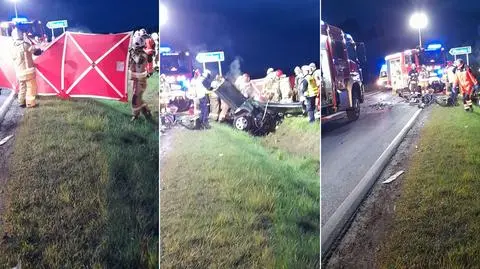 Czołowe zderzenie dwóch aut, nie żyją kierowcy