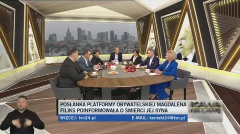 Leszczyna i Gawkowski o śmierci syna posłanki Magaleny Filiks