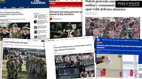Piszą o Polsce. Światowe media o rezygnacji kluczowych polskich dowódców