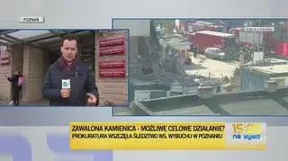 Po wybuchu cztery osoby w szpitalach. Nieoficjalnie: jednej pilnuje policja