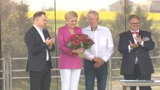 Agata Kornhauser-Duda otrzymała tulipany