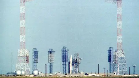Start rakiety Energia z satelitą Polus-Skif