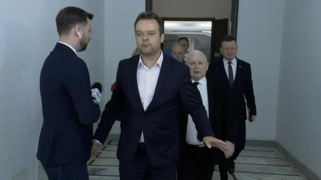 Rafał Bochenek, Jarosław Kaczyński, Mariusz Błaszczak