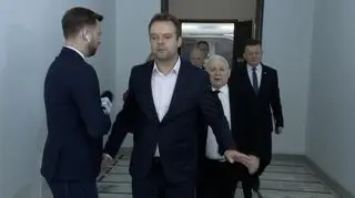 Rafał Bochenek, Jarosław Kaczyński, Mariusz Błaszczak