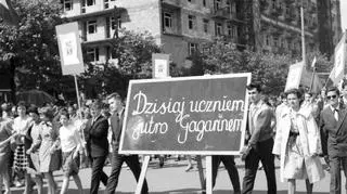  Pochód pierwszomajowy w Warszawie na ul