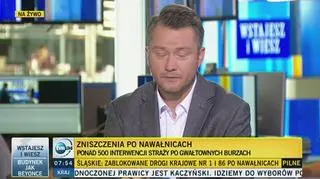 Uszkodzone linie kolejowe. Małopolska walczy ze skutkami nocnych burz