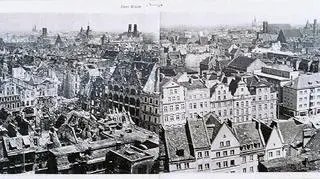 Rynek w 1945 i w 1970 roku