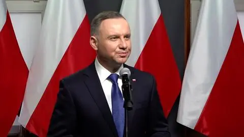 Andrzej Duda w Davos