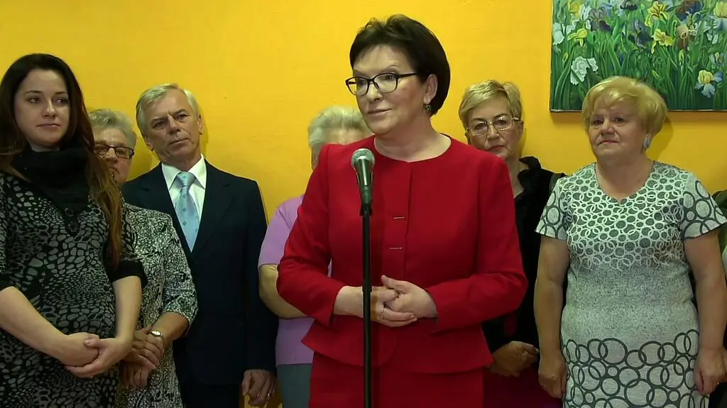 Ewa Kopacz z wizytą u seniorów w Radomiu