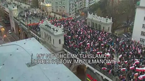Rasistowskie incydenty na Marszu Niepodległości