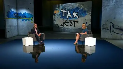 Aliaksandr Zarembiuk był gościem wtorkowego wydania "Tak jest" 