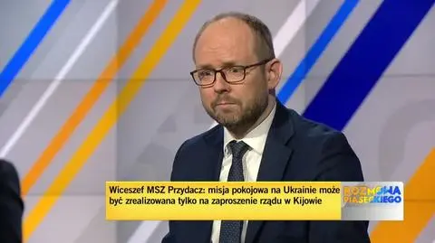 Przydacz o misji pokojowej: będziemy funkcjonować tak, jak będzie sobie życzyło kierownictwo państwa ukraińskiego