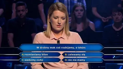 "Drobny mak" w pytaniu z "Milionerów" za 500 zł