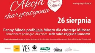 Plakat tegorocznej akcji zbierania pieniędzy na chore dziecko, organizowanej przez fundacji „Mają Przyszłość