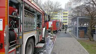 Wybuch w mieszkaniu na czwartym piętrze
