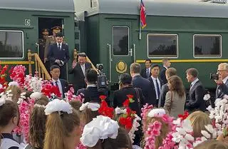 Kim Dzong Un w Rosji