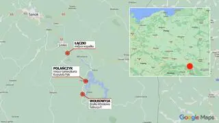 Do opisywanych zdarzeń doszło na terenie powiatu leskiego w woj. podkarpackim