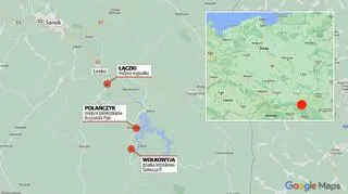 Do opisywanych zdarzeń doszło na terenie powiatu leskiego w woj. podkarpackim