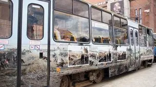 Panorama pokryła cały tramwaj