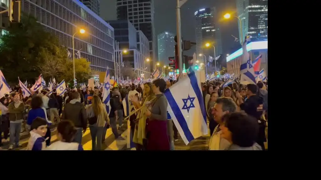 Sobotnie protesty w Tel Awiwie